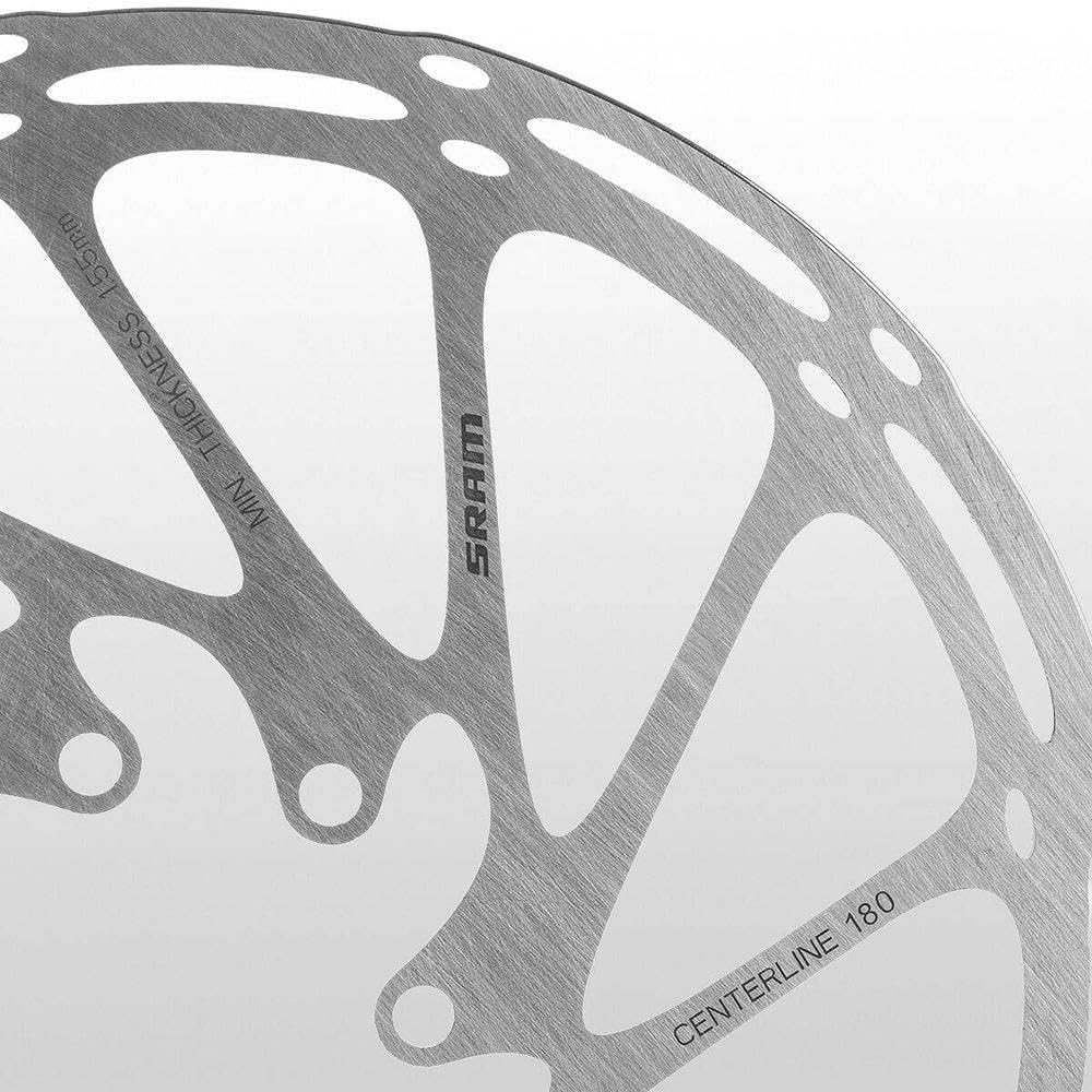 160mm SRAM CenterLine Silver Disc Brake Rotor - 6-Bolt for Superior Stopping Power