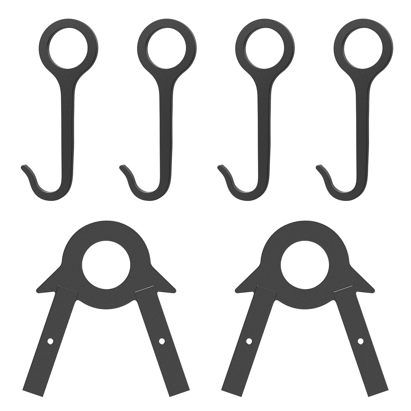 JTZFD Target Stand Kit, DIY Shooting Stands Targets Hanger/Holder 1" Pipe Mounting Bracket