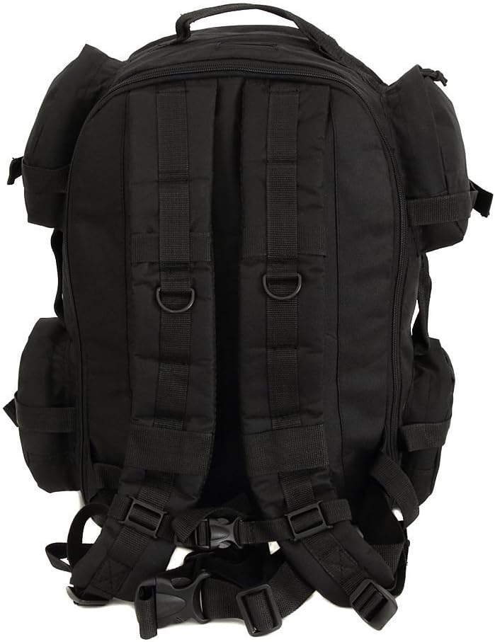 NPUSA Men's Large Expandable Tactical Molle Hydration ReadyBackpack Daypack Bag - Tan