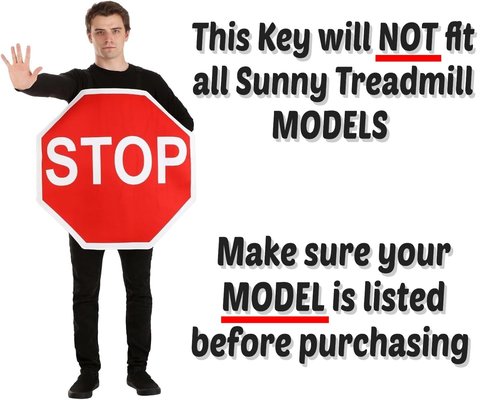 Treadmill D10 Safety Key - (SFP-T01-SK) Replacement for Sunny Health and Fitness Treadmill Models: SF-T7874, SF-T7515, SF-T7917, SF-T7945, SF-T4400, SF-T7724, SF-T7942, SF-T7917, SF-T7632, 20740, TM1