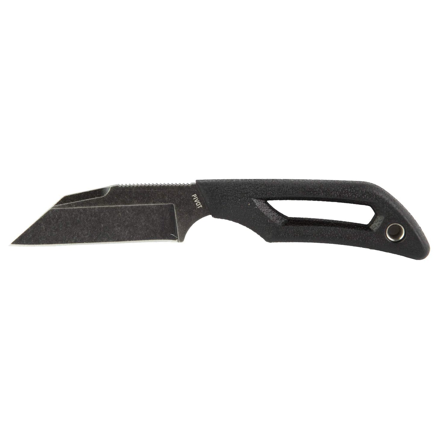 OUTDOOR EDGE | Pivot | Full Tang 2.6" Wharncliffe Fixed Blade Knife with Sheath | EDC Knife for Men with Rotating Clip for Vertical, Angled, or Horizontal Carry | Perfect Outdoor and Survival Knife