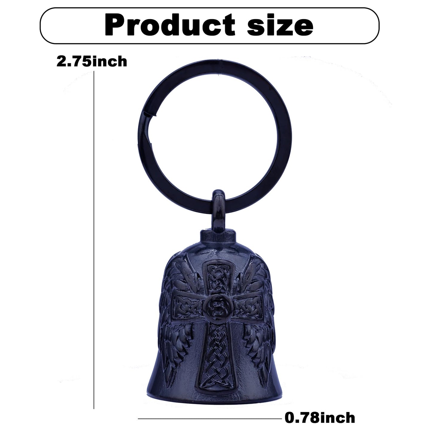 Motorcycle Men Bells - Motorcycle Angel Bell for Men Women,Bell Biker Accessory,Guard Riding Safety