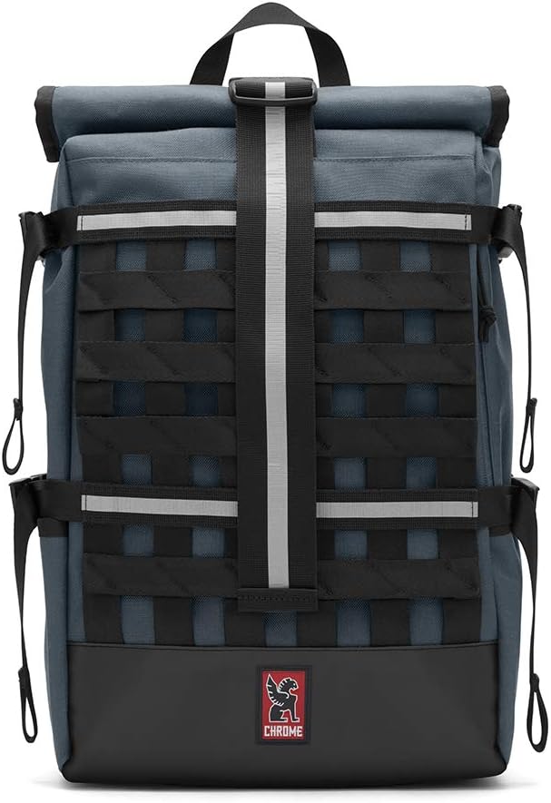 Chrome Industries Pro Barrage Waterproof Roll-Top Satchel Backpack Black Black