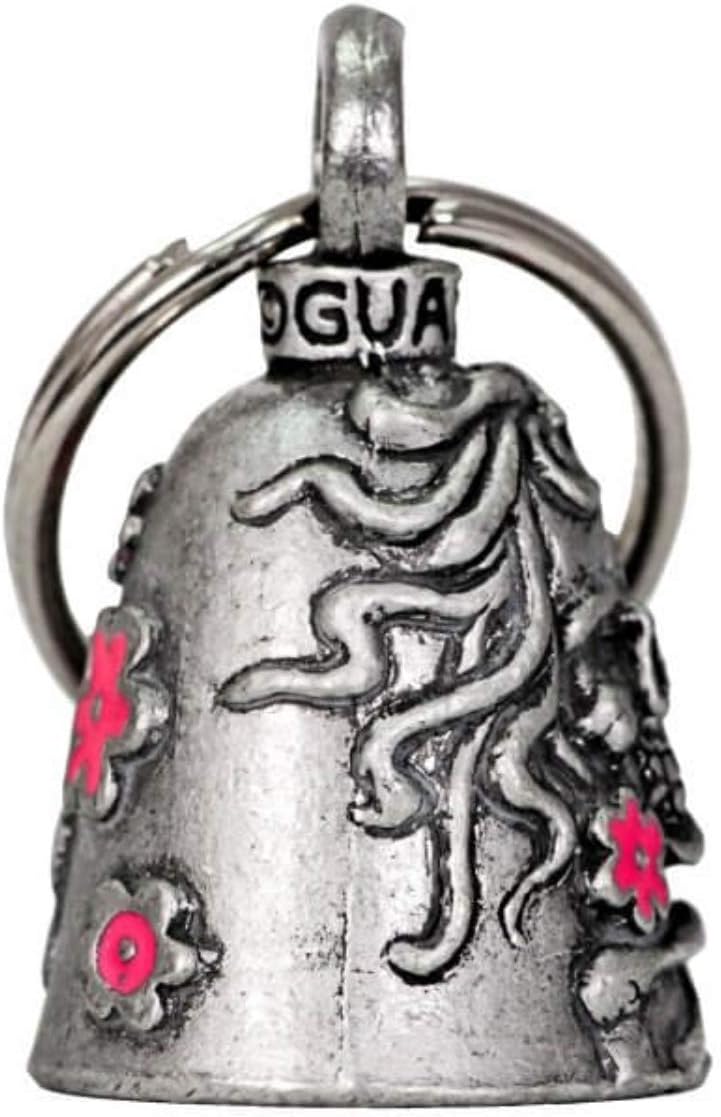 Hot Leathers BEA1087 Silver Lady Skull Guardian Bell