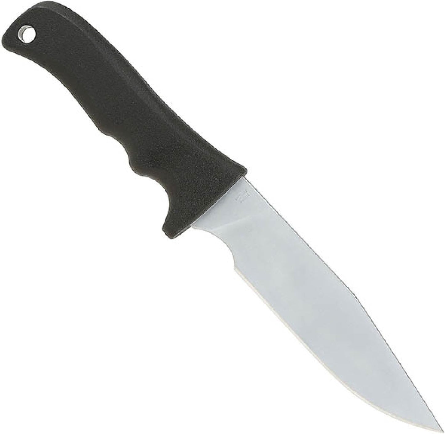 MAXPEDITION Medium Short Clip Point Fixed Blade Knife (Plain Edge) Black