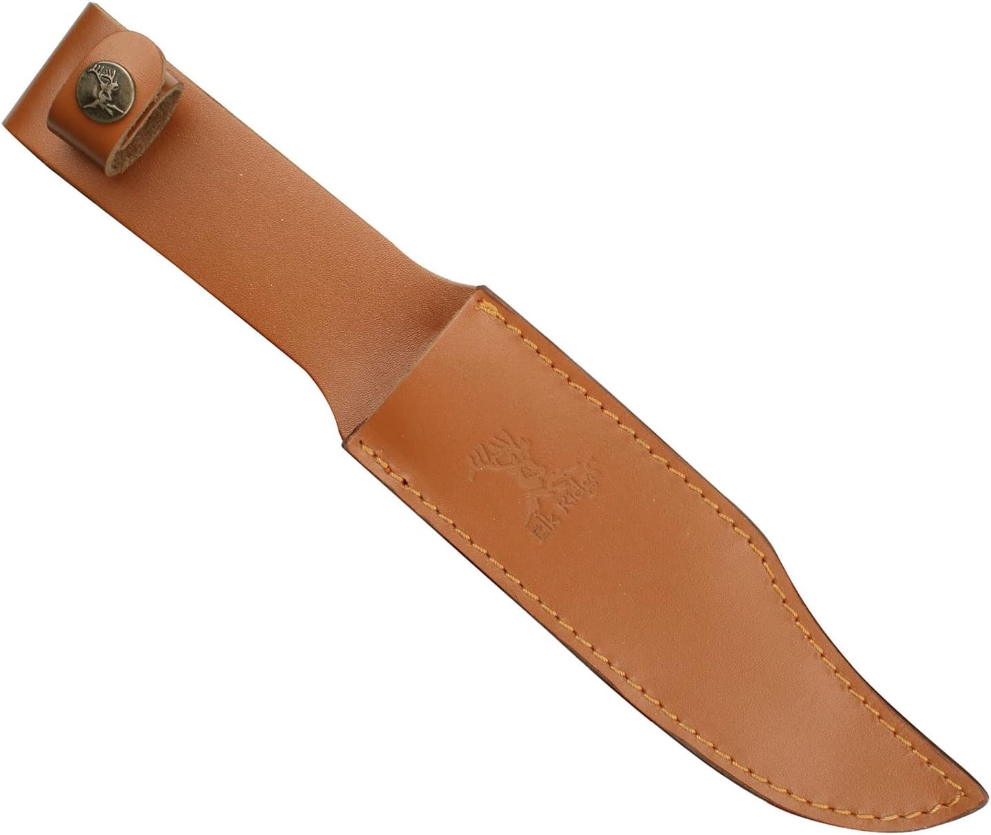 Elk Ridge - Outdoors Fixed Blade Knife - 12-in Overall, 6.25-in Stainless Steel Blade, Full Tang Knife, Leather Wrapped Handle, Leather Sheath - Hunting, Camping, Survival - ER-047
