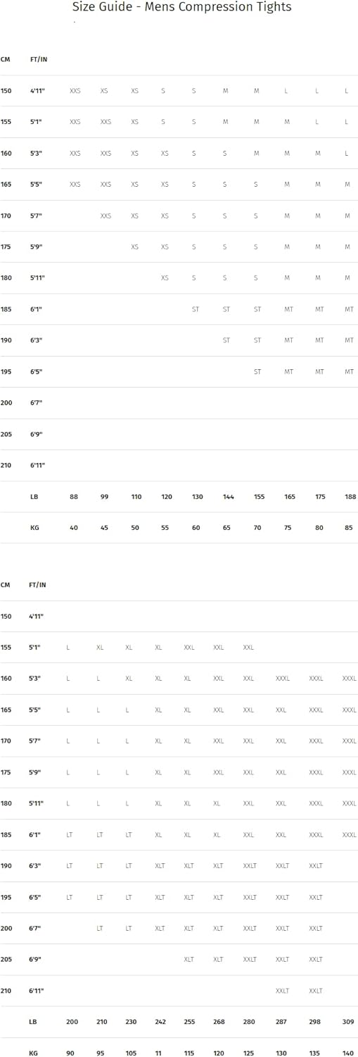 2XU Men's Light Speed Compression Tights - Lightweight & Flexible Support for Improved Running Performance