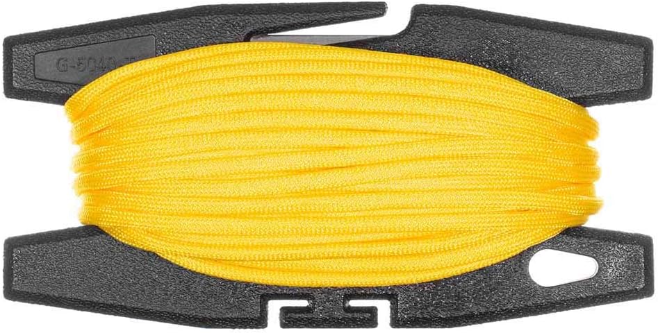 Paracord Spool Tool with 50 Feet of 550 7 Inner Strand Parachute Cord