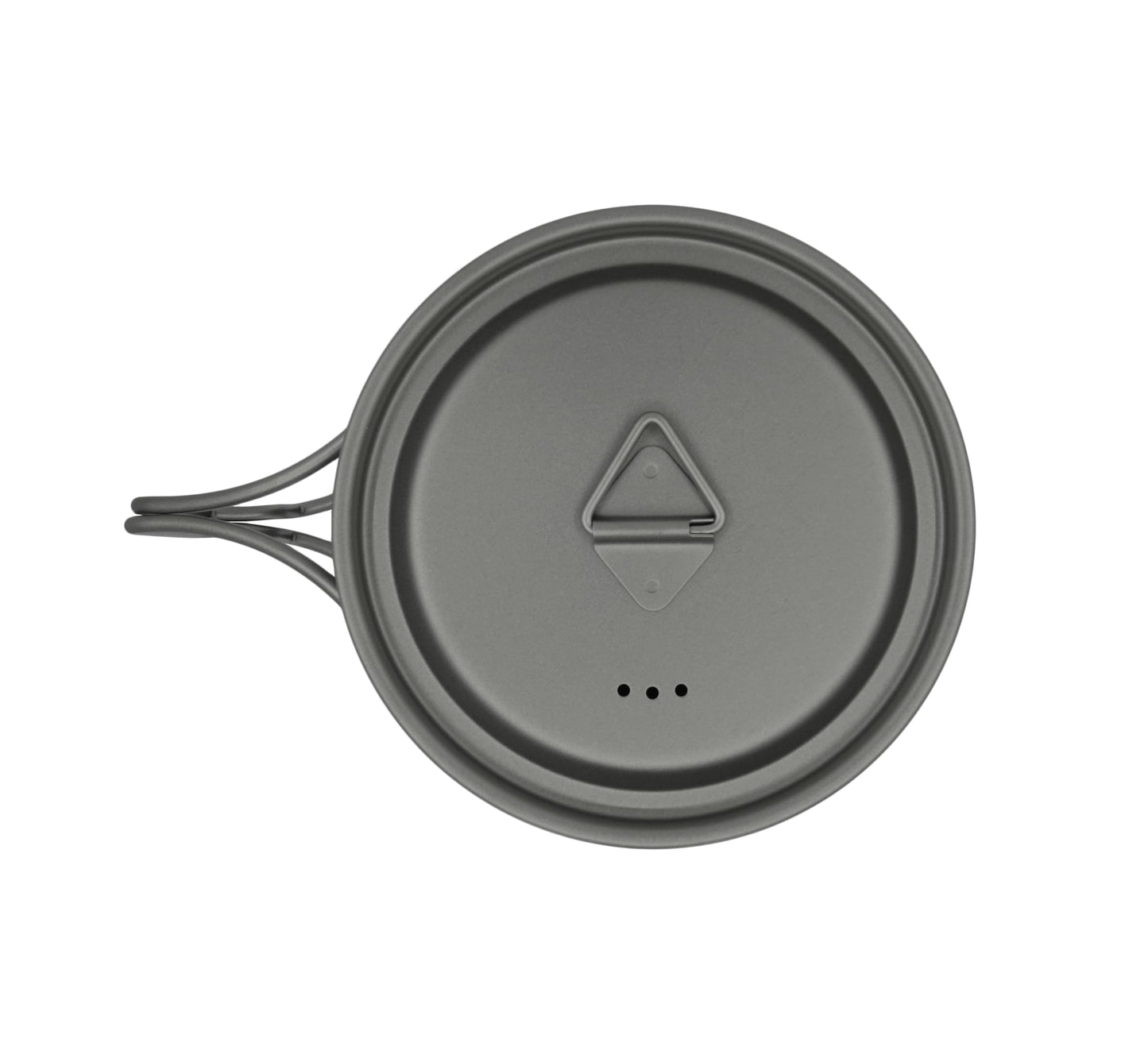 Kuvik Titanium Pot with Lid 650ml (22 oz) - Ultralight and Compact Pot for Backpacking, Camping, and Survival