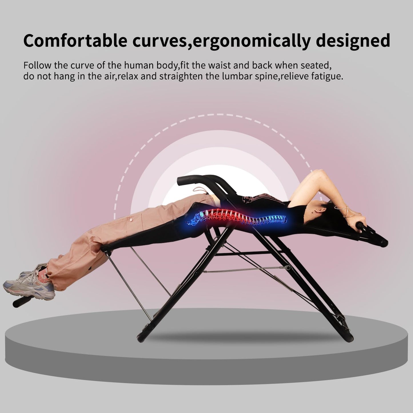 LIEVIM Abdominal Exerciser Chair for Home Gym, Ab Fitness Equipment with Full Body Building and Workout, for Sit Up, Inversion Training, Muscle Strengthening and Back Relief