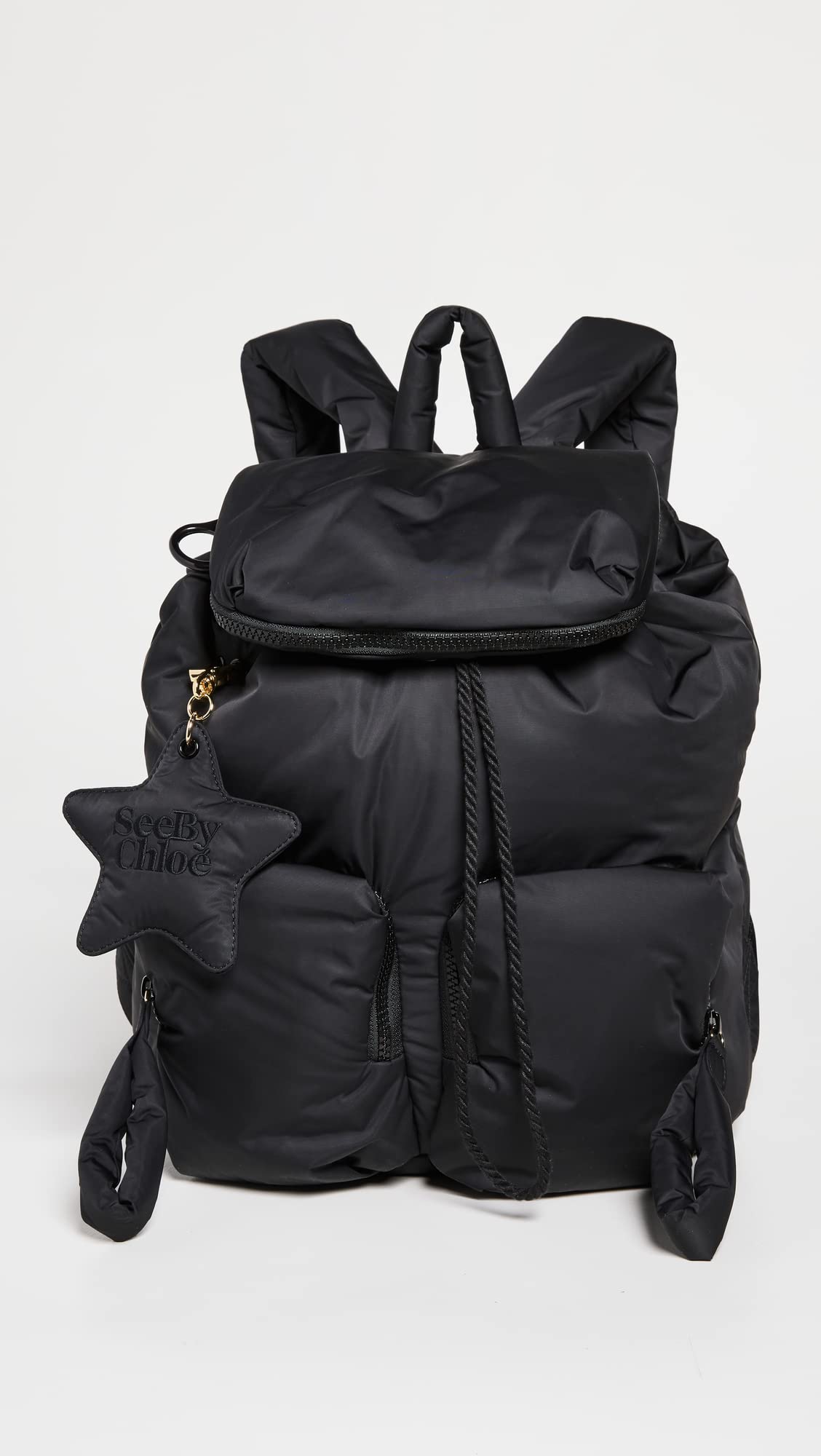 See by Chloé Women's Joy Rider Backpack, Black, One Size