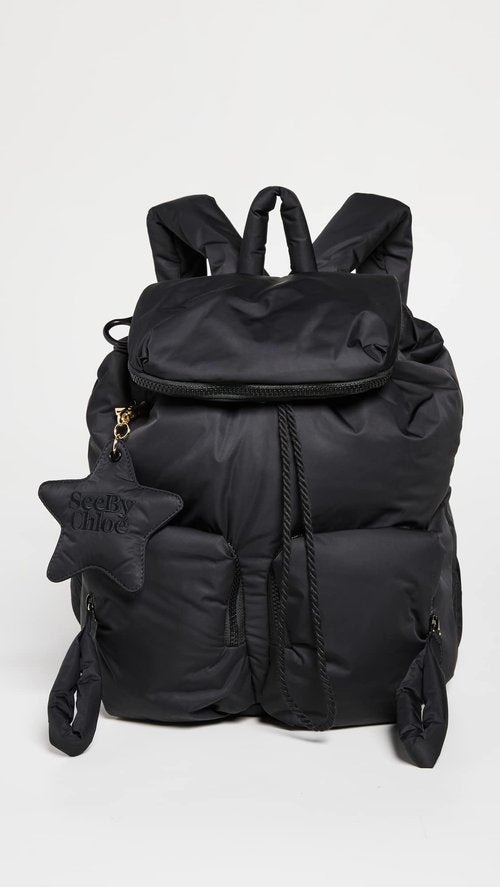 See by Chloé Women's Joy Rider Backpack, Black, One Size