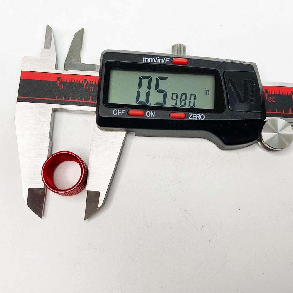 1/2x28 Thread Protector with Crush Washer for 22LR (Red)
