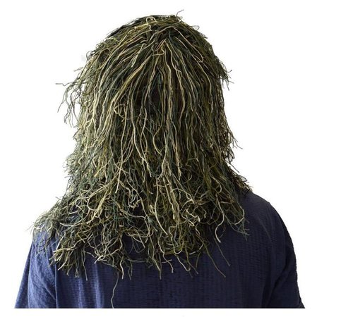 Camo Face Mask Hunting Hats Ghillie Face Mask Turkey Camo Hunter Headwear Hunting Mask Accessories (Woodland)