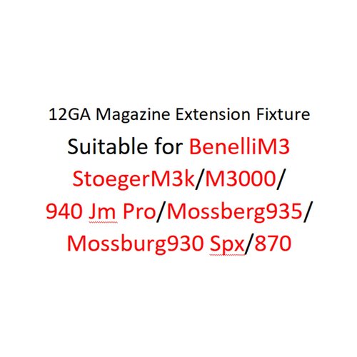 LYHgogo Extension Tube 12Ga Clamp Stabilizer - Suitable for Magazine and Extension Tube Fixed Outdoor Sports Shooting Accessories (Red)