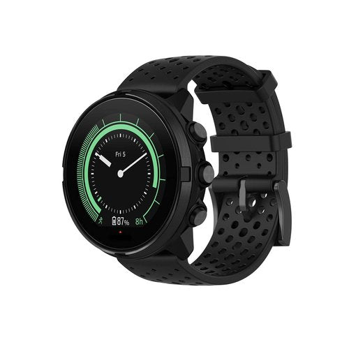 Sport Silicone Bands Compatible with Suunto 7/9 / 9Baro / D5 / Spartan/Fossil Nate/Q Watch Band Replacement Silicone Strap Sport Wristband for Men&Women Black
