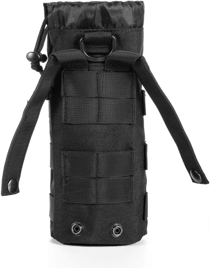 Upgraded Tactical Water Bottle Holder | Molle Pouch for Travel & Hydration