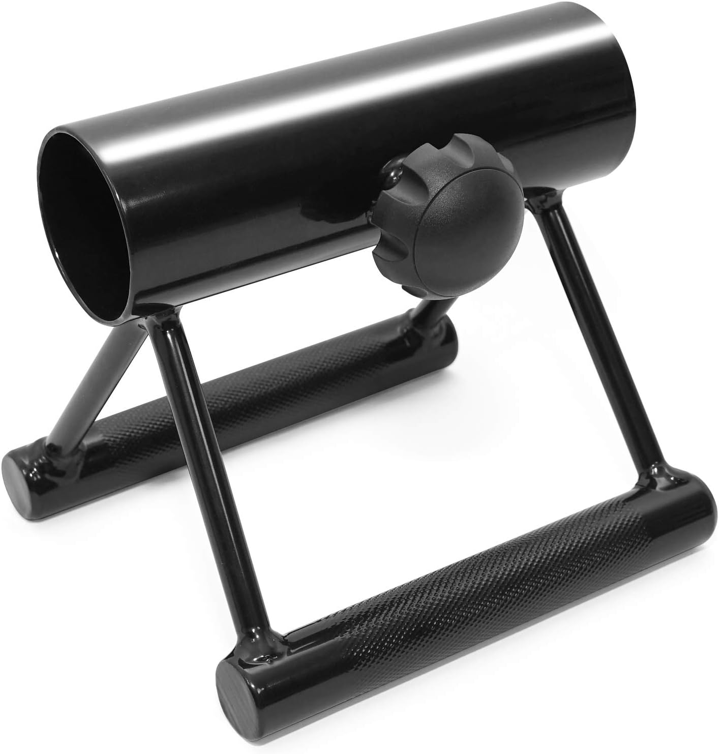 Yes4All Deluxe T-Bar Row Platform – Full 360° Swivel & Easy to Install – Fits 1” Standard and 2” Olympic Bars (8. Black - T-Bar Row Platform + Lock Jaw 1inch & 2inch)