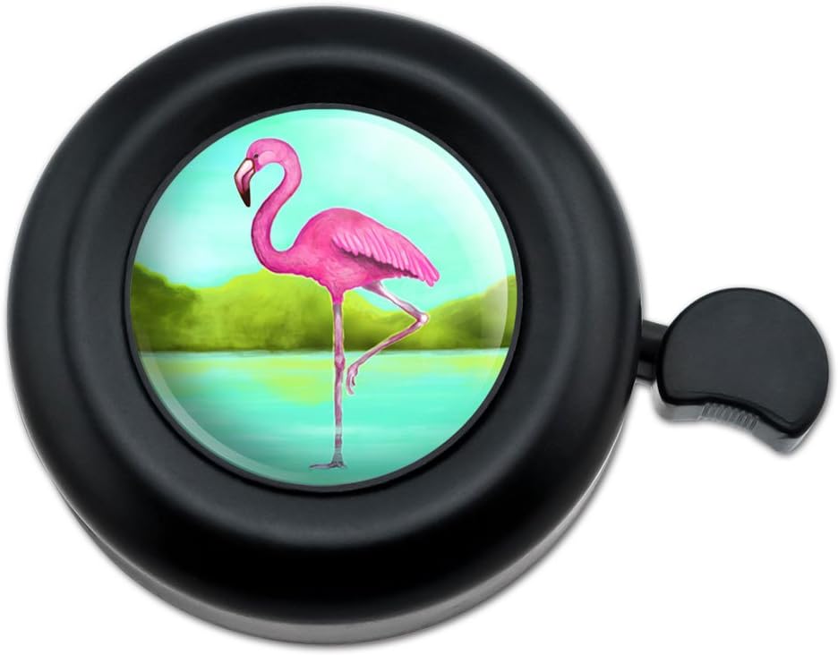 Flamingo Bike Bell - Colorful Handlebar Accessory for Bicycles