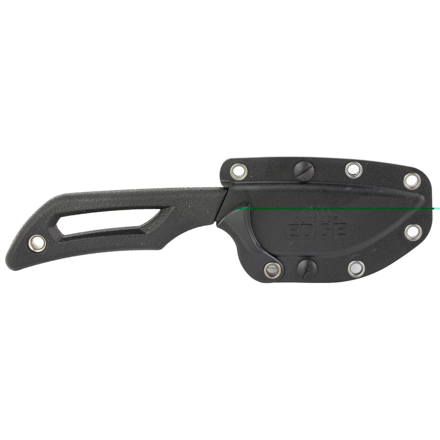 OUTDOOR EDGE | Pivot | Full Tang 2.5" Drop Point Fixed Blade Knife with Sheath | EDC Knife for Men with Rotating Clip for Vertical, Angled, or Horizontal Carry | Perfect Outdoor and Survival Knife