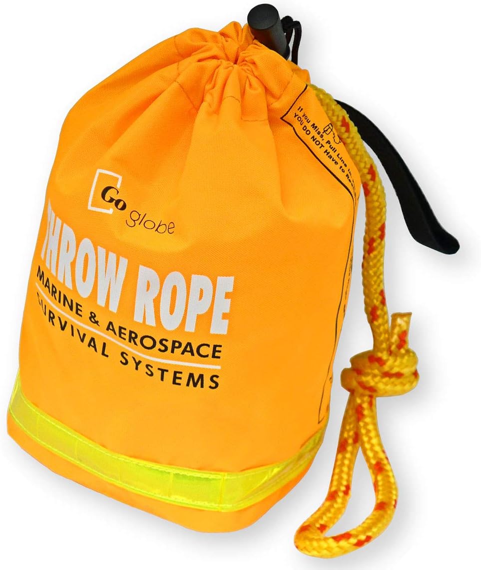 Throw Rope Throw Bag 60 Feet Floating Rope for Boating Kayaking Ice Fishing Boat Safety