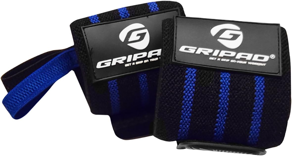 12" x 3" Weight Lifting Support Wrist Wraps, Strong Wrist Wraps, 2 Thumb Loops – Great for Weightlifting, Powerlifting, Bodybuilding, Strength & Cross-Training.