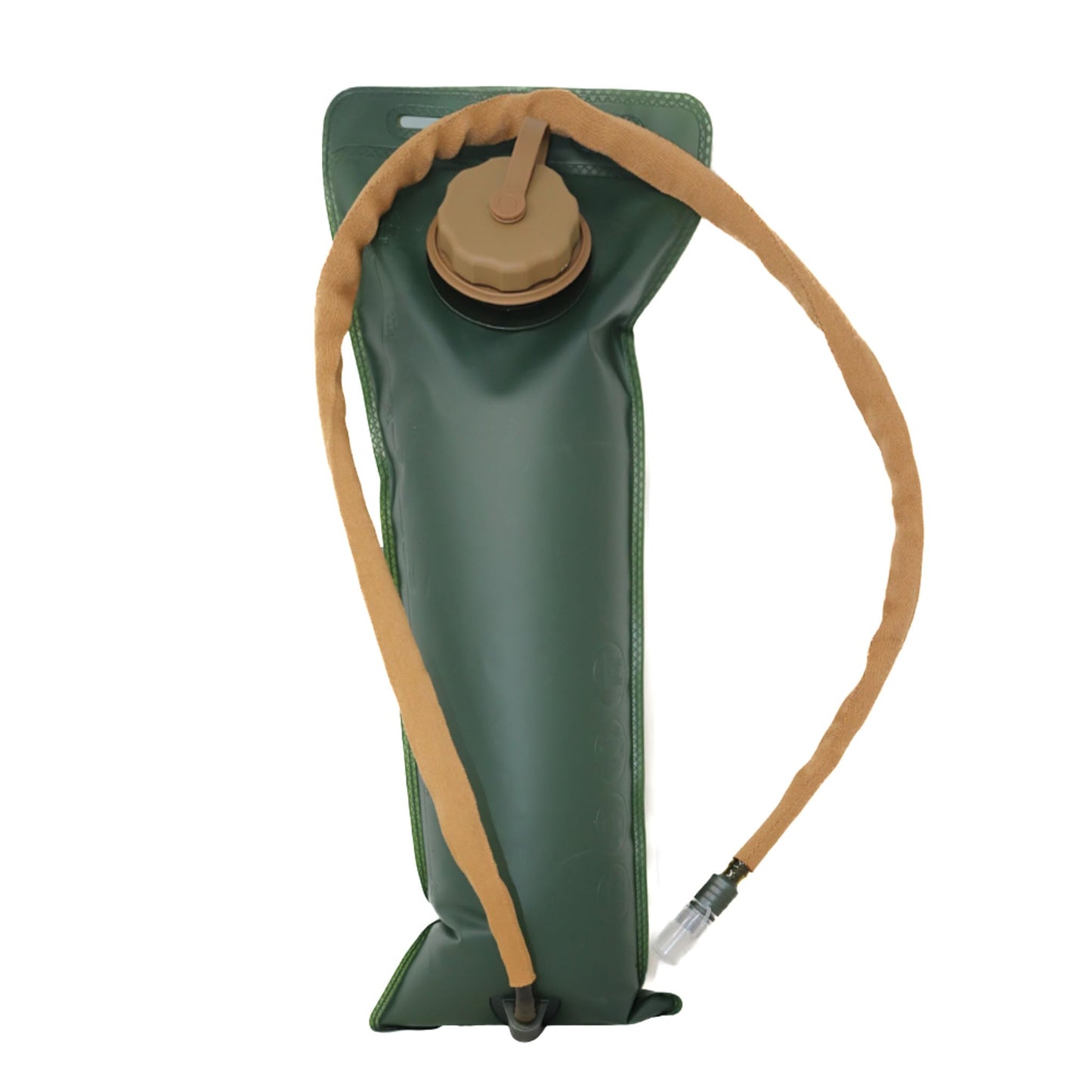 M MCGUIRE GEAR Hydration Bladder, 3L/100 oz. Water Bladder, Leak Proof Hydration Pack, Water Reservoir with Insulated Drinking Tube for Hiking, Cycling, and Biking (Tan)