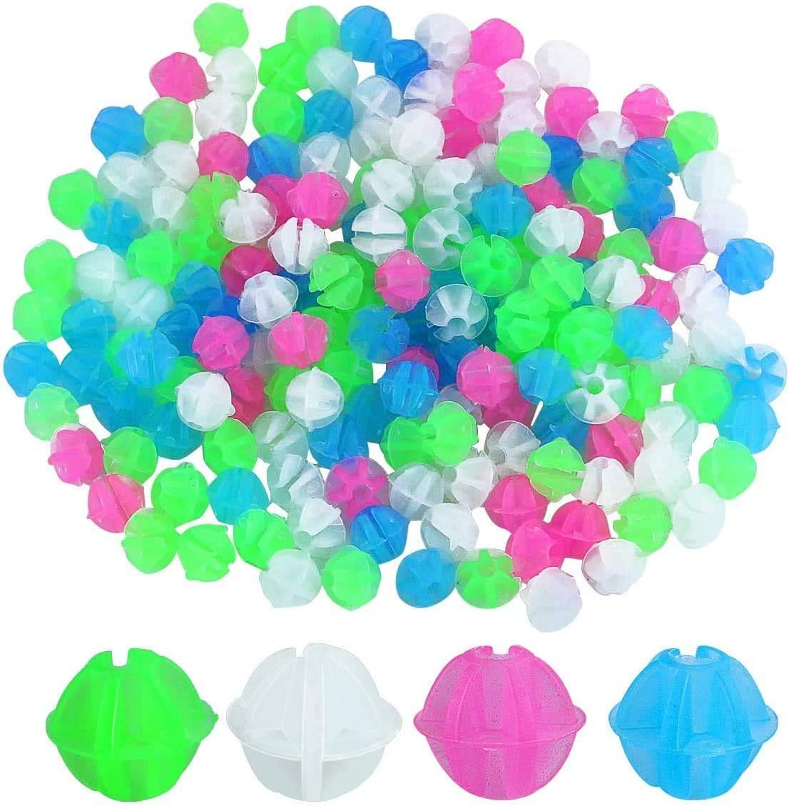 216PCS Assorted Colors Bike Bicycle Wheel Spokes Plastic Clip Bead