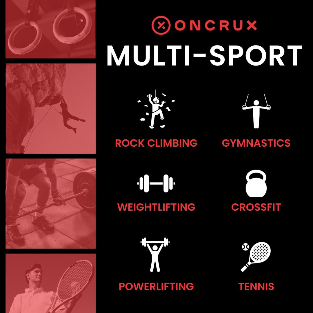 ONCRUX Gym Chalk Blocks - Weight Lifting Chalk Block - Workout Chalk for Weightlifting - Hand Chalk for Gymnastics Rock Climbing Chalk 8x2oz Blocks|1LB
