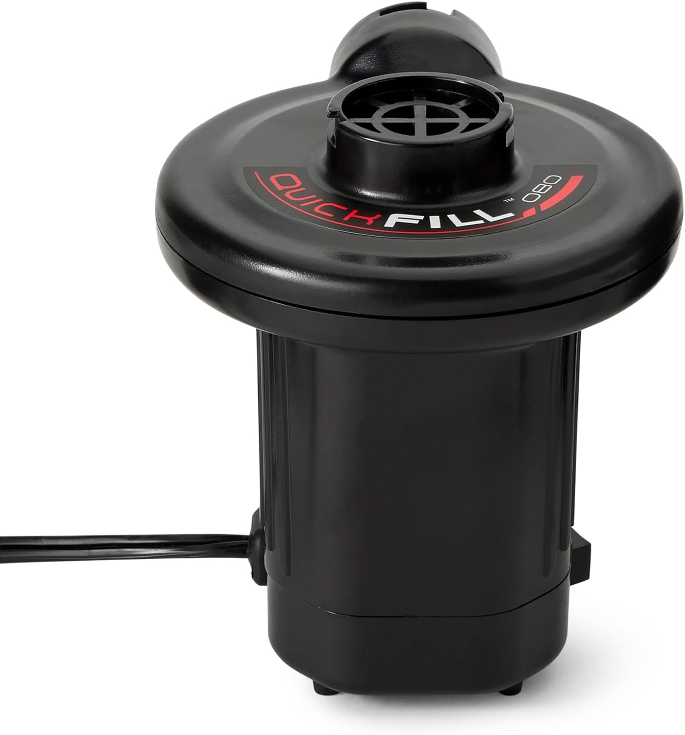 Intex 66619E 120 Volt Quick Fill AC Electric Air Pump with 3 Nozzles, Black