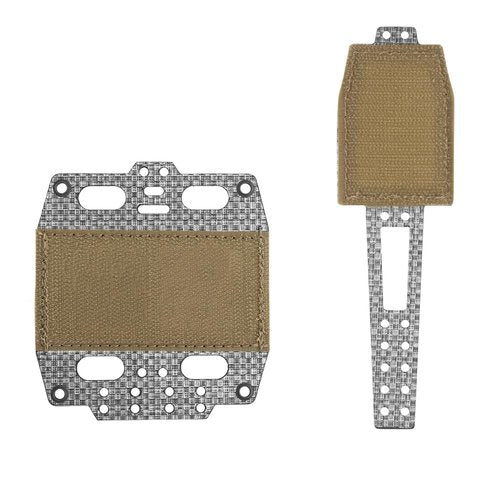Tactical Helmet PVS31 NVG Battery Box Storage Pouch,Adjustable Fast Helmet Retention System,T-Shaped Battery Holder Pack with Counterweight Bag