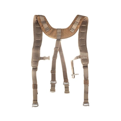 Tethrd Modular Ultralock Yoke, Saddle Shoulder Strap Support System, Coyote Brown