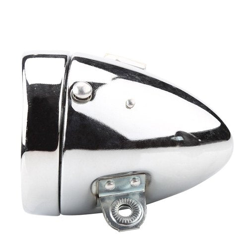 Headlight, 6 LED Light Vintage Front Light Headlight Flashlight Headlamp with Bracket (Silver)