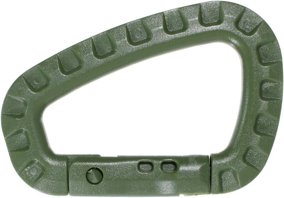 West Coast Paracord Tactical Carabiner Keychain – Hard Polymer, Lightweight Utility Hook