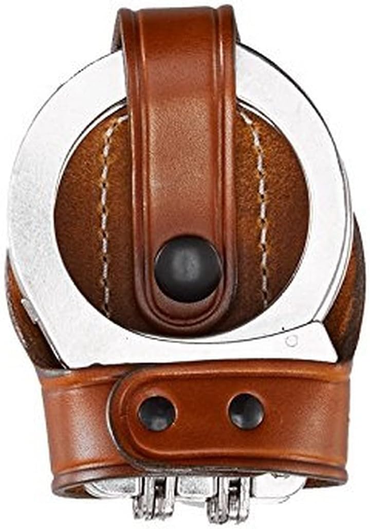 Aker Leather 603 Bikini Handcuff Case, Hinged