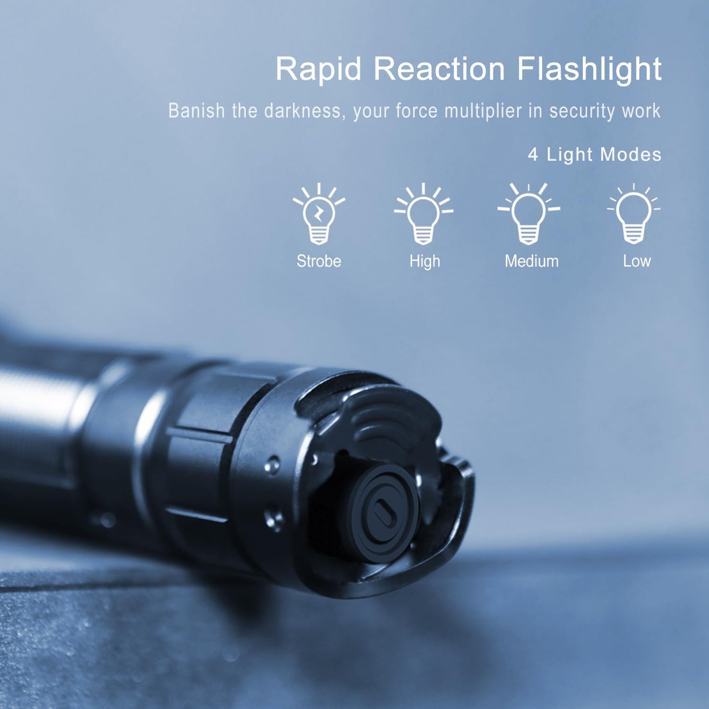 klarus EP11 1300 Lumens Tactical Flashlight, USB C Rechargeable EDC Flashlight with 2600mAh Battery, Instant Reaction Dual Tail Switches, Tactical + Outdoor Settings, Include Tactical Strobe Mode