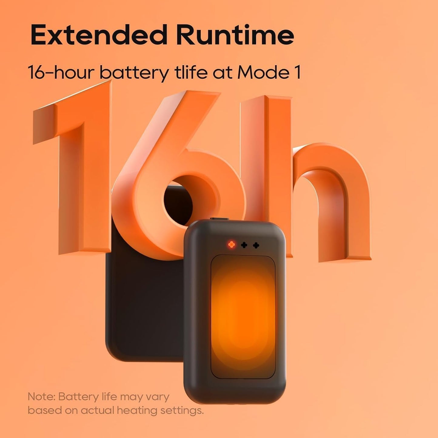 Jerritte Electric Hand Warmers Rechargeable 4 Pack, Rechargeable Hand Warmer, 16 Hrs Portable Hand Warmer for Outdoor Camping Hunting Golf Accessories, Gifts for Women Men Black