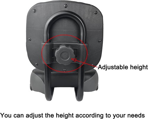 THALOUS Bike Seat with Backrest Oversized Comfort Bicycle Saddle Replacement Soft Memory Foam Padded PU Cushion Universal for Tricycle Mountain Bike Commuter Bike Electric Bike