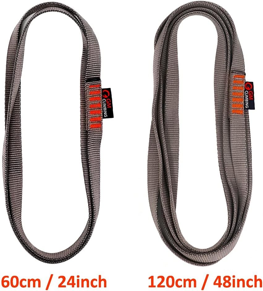 16mm Nylon Sling Runner - GM CLIMBING 22kN / 4950lbf CE UIAA Certified for Climbing