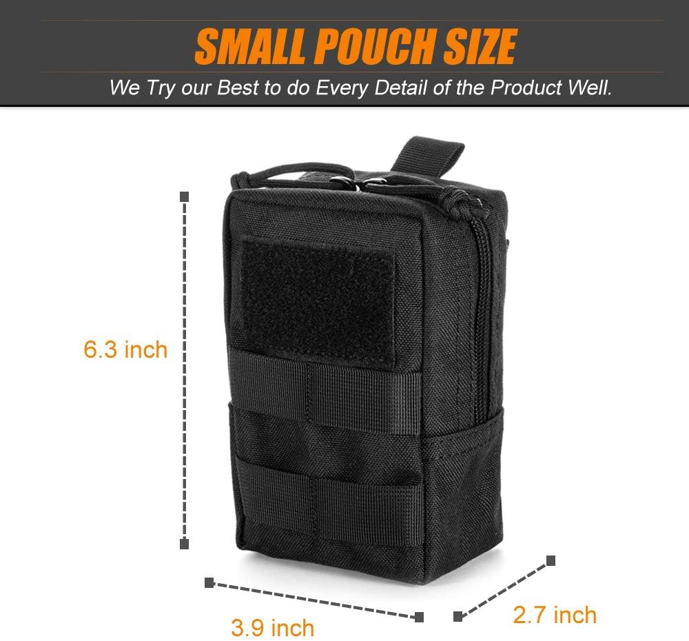 Upgraded Tactical Water Bottle Holder | Molle Pouch for Travel & Hydration