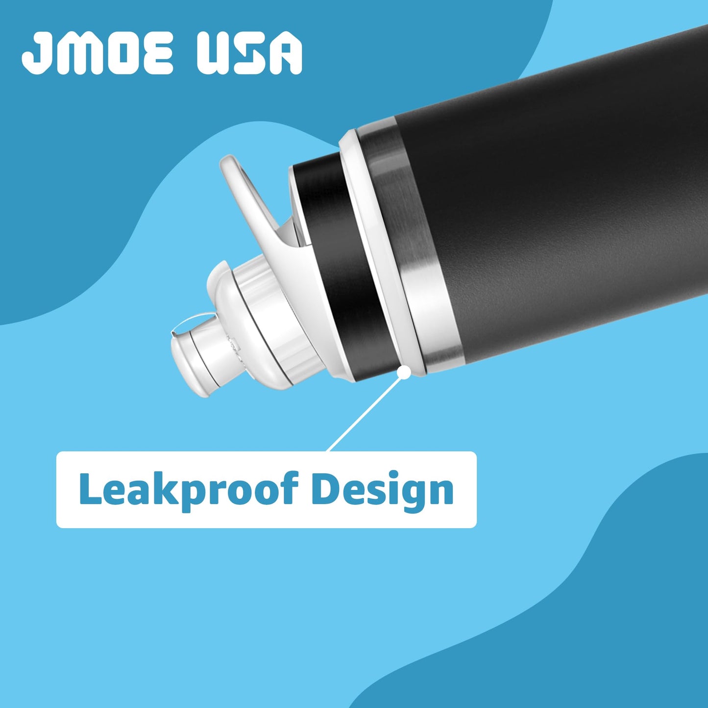 Jmoe USA Bottle Adapter Compatible with Yeti to Cirkul | Updated Version | BPA Free Plastic, Food Grade Silicone | Fits 12, 18, 26, 36, 46, 64 oz YETI Rambler Bottles