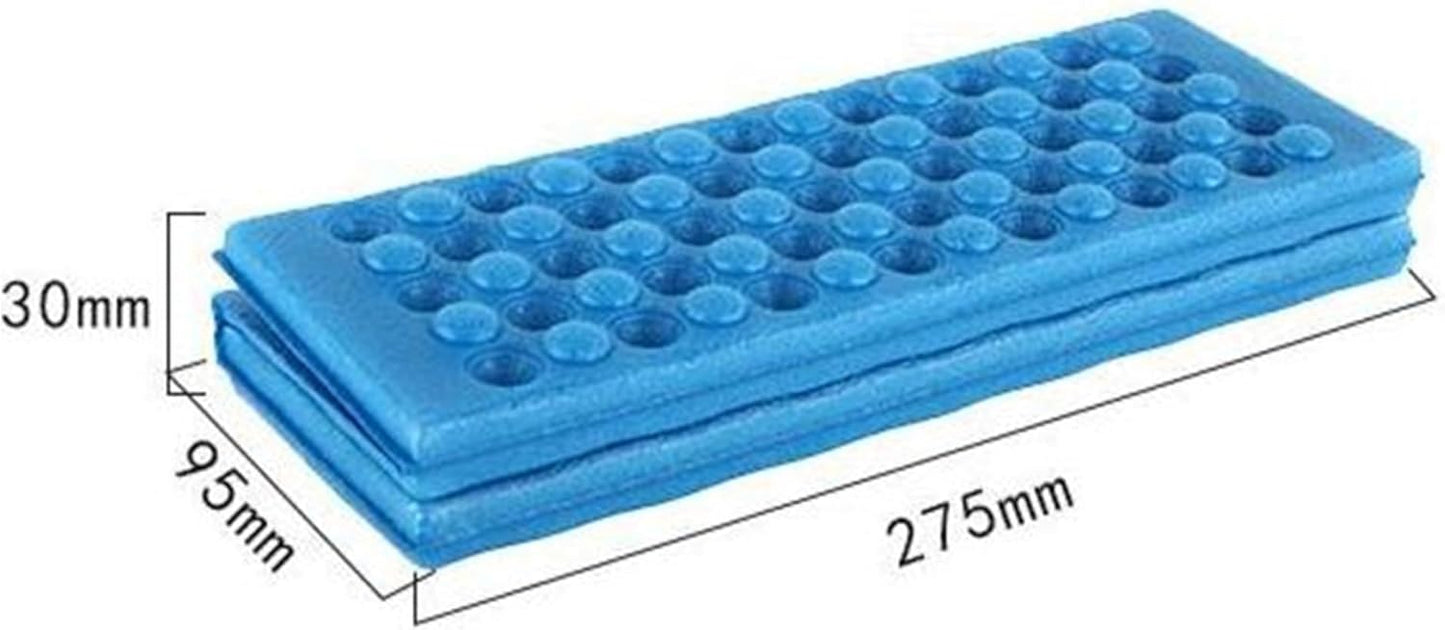 1pcs Waterproof Foldable Folding Foam Mat Chair Cushion Seat Pads (Blue, Green, Red, Orange, Purple.) (Purple)
