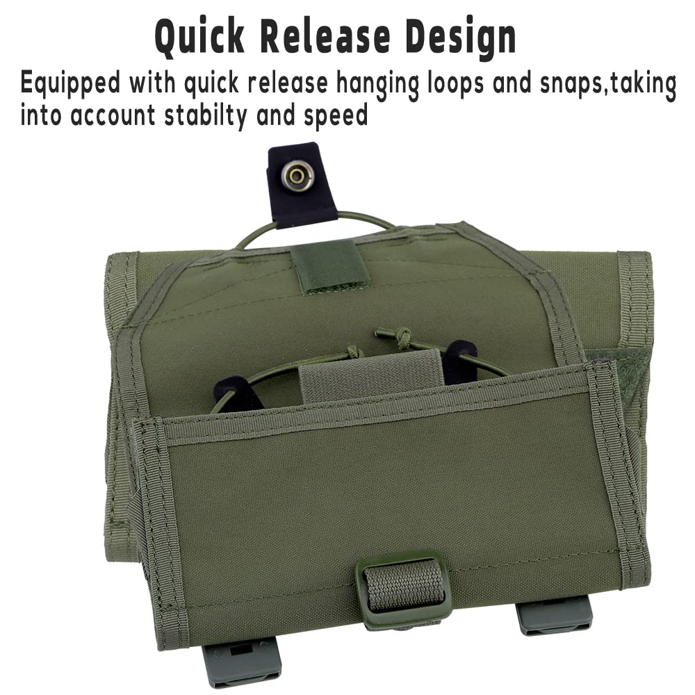 Tactical Molle Mobile Phone Pouch Military Clip Bag, Phone Case EDC Tool Bag Quick Release Design Hunting Accessories Pouch