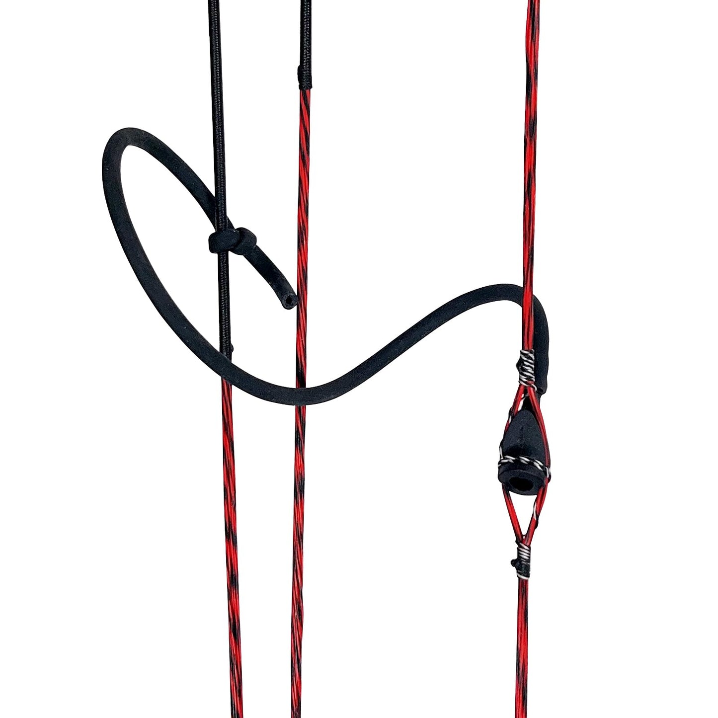 - QI HUO JU - 2Pcs Archery Peep Sight Compound Bow 3/16 Rubber Tube Peep Sight Bow String Tubing with Buckle for Hunting Shooting Targeting Accessories