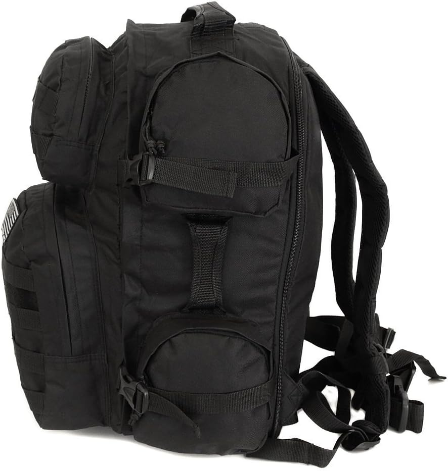 NPUSA Men's Large Expandable Tactical Molle Hydration ReadyBackpack Daypack Bag - Tan