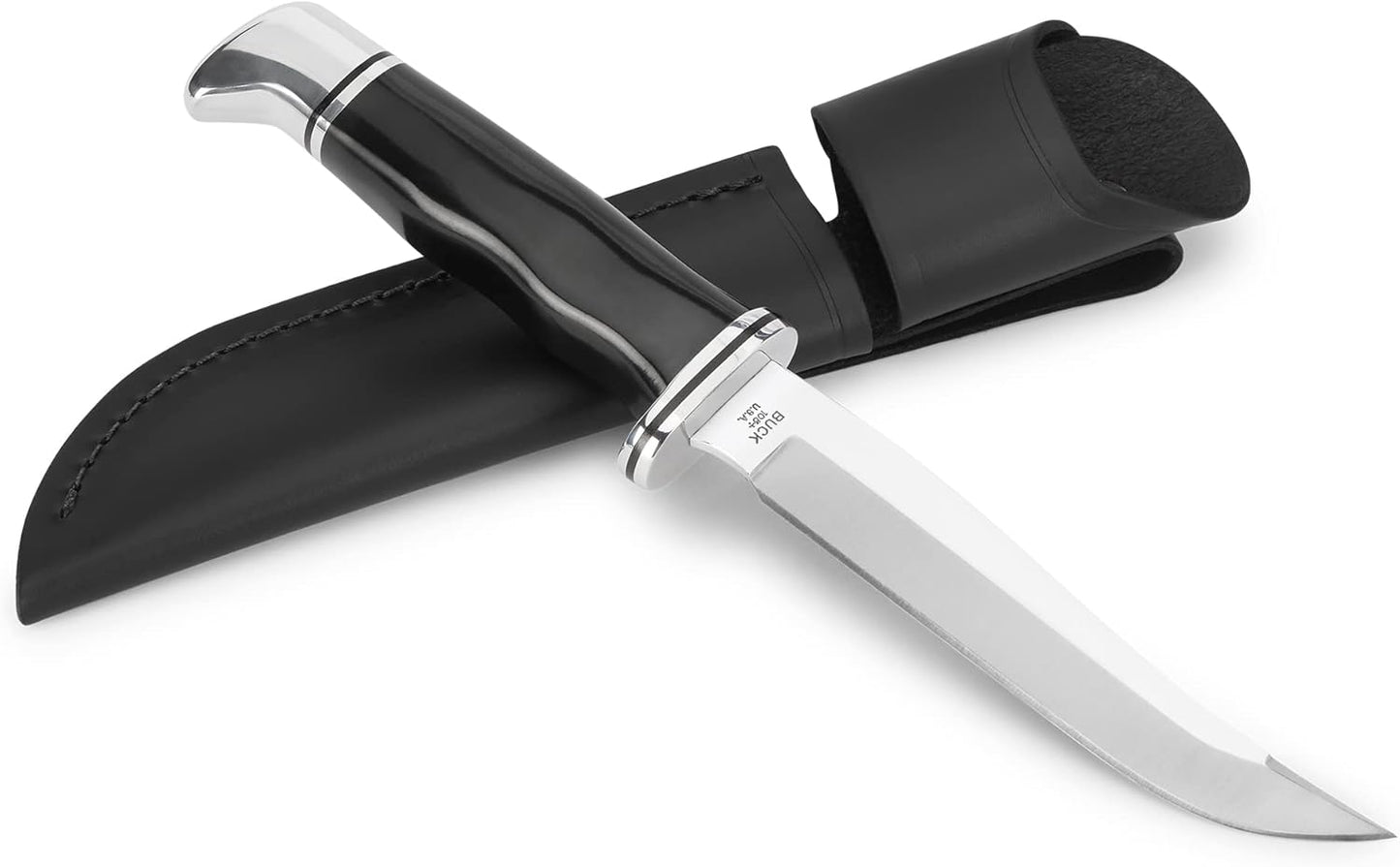 Buck Knives 105 Pathfinder Fixed Blade Knife with Leather Sheath