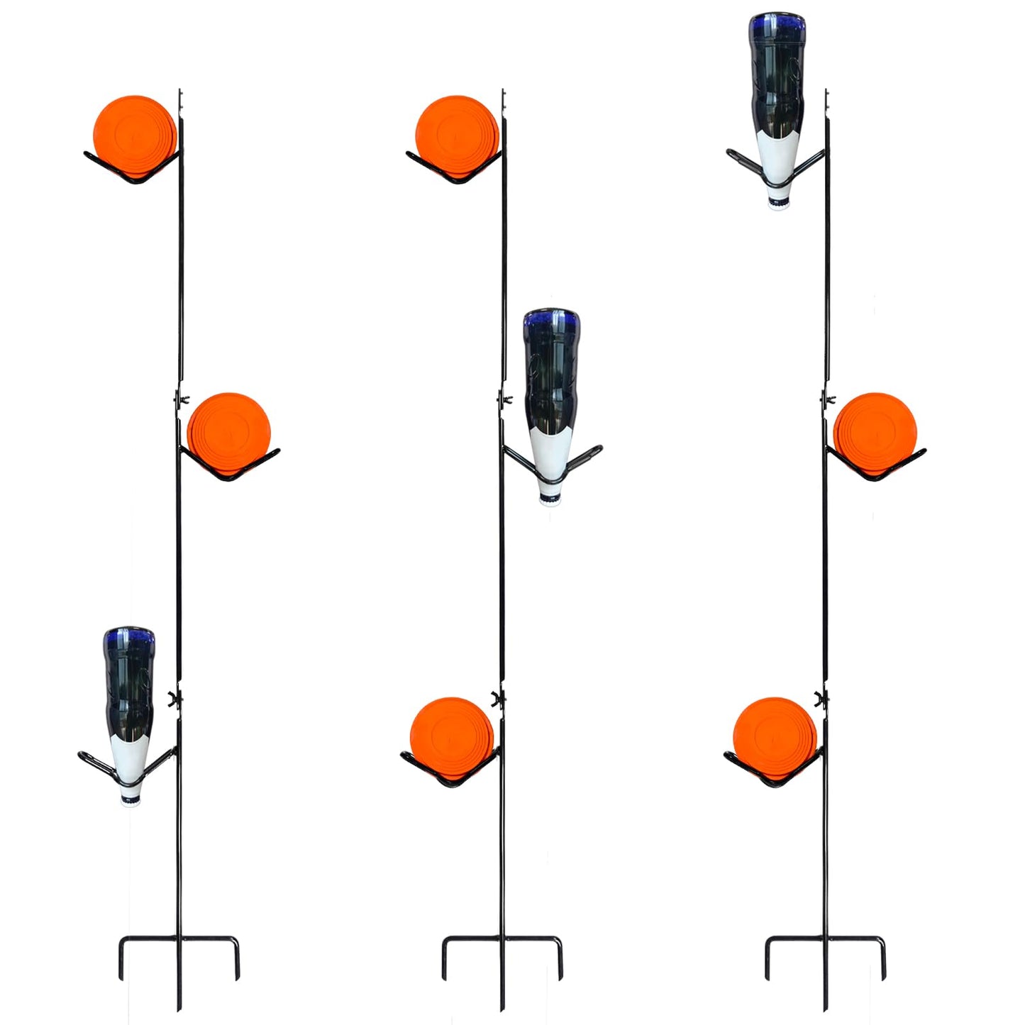 Atflbox Clay Pigeons Holder Pro, Sporting Clays Accessories, Pack of 3 Units Clay Skeet Target Hanger for Shooting Outdoors