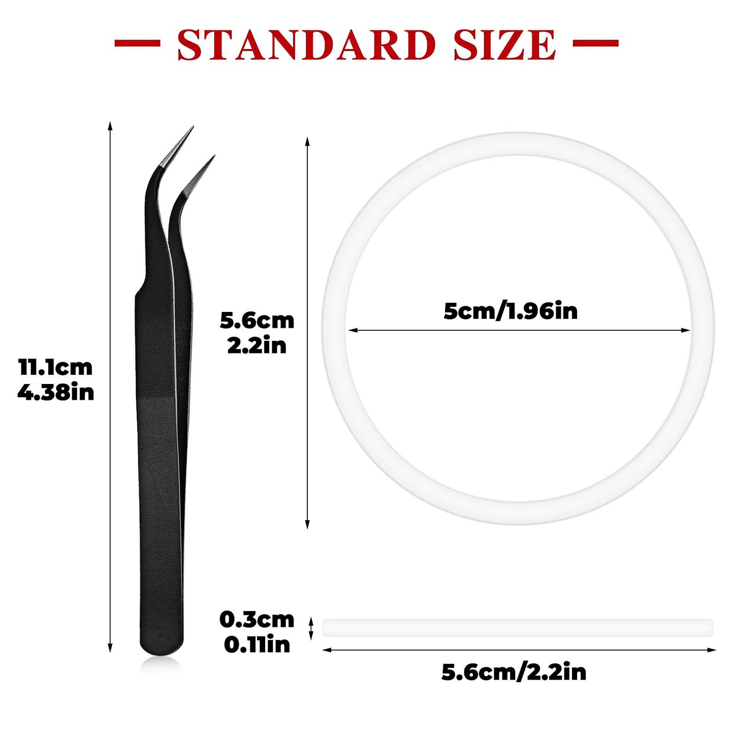 6 Pcs Water Bottle Gasket Replacement Silicone Seal O Rings Lid Replacement Wide Mouth Lid Water Bottle Leak Proof Compatible with Hydroflask Hydro Flask Replacement 2.2inch