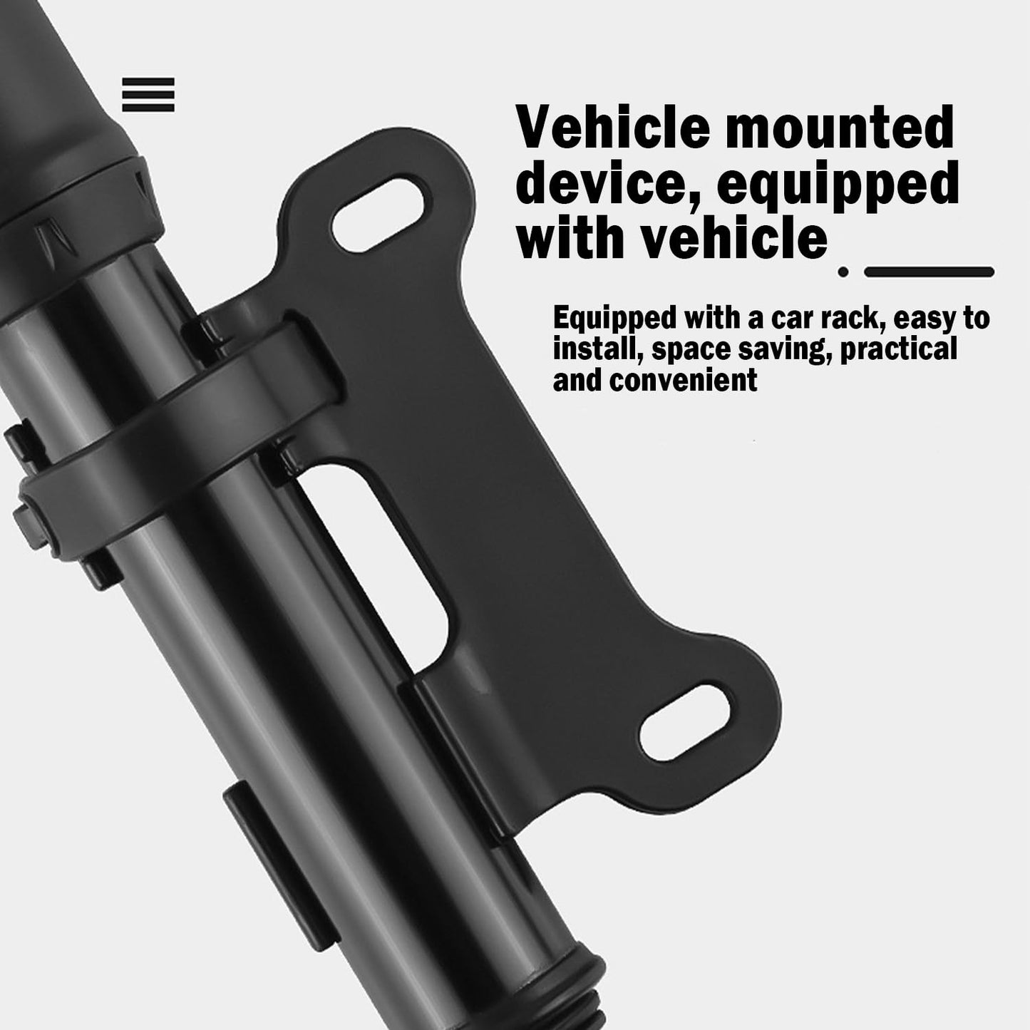 Mini Bike Pump, Portable High Pressure Bicycle Pump with Presta/Schrader Valve for Road MTB Scooter Tires Pump
