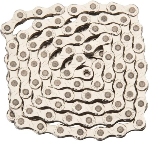 KMC E11 Chain 11-Speed | Designed for E-Bikes | Mountain Bike/Road/Gravel | Compatible with All Major Brands | Missing Link Included | Silver